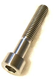 CarbonEnmy 2 Stücke Titan Schrauben M6 x 35 zylindrisch DIN 912 Grade 5 Titanium Screw