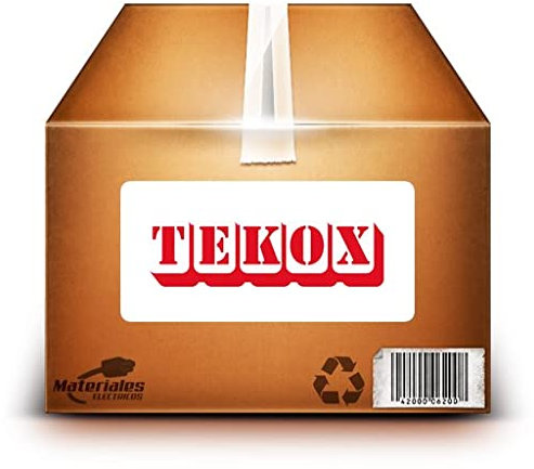 Tekox 100 - Regleta conexión 12 polos 35mm estándar negra