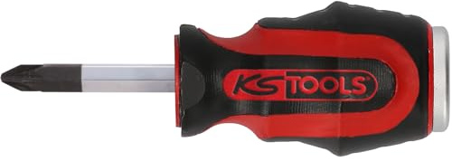 KS Tools ERGOTORQUEmax Schlagkappen-Schraubendreher, PH2, kurze Form, auf Hänger
