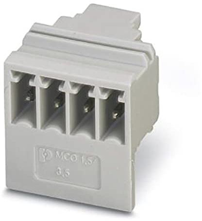Phoenix Contact Steckbarer Klemmenblock Header 4-Kontakte 3.5mm-Raster, Packung a 50 Stück