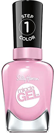 Sally Hansen Miracle Gel Nagellack ohne künstliches UV-Licht Smartease, rosa, mit intensiv glänzendem Gel-Finish, Nr. 239, (1 x 14,7 ml)