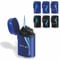 Rubber Maxi Jet Zenga Windproof Electronic Refillable Jet Gas Turbo Blowtorch Transparent See Through Clear Lighter (Black)