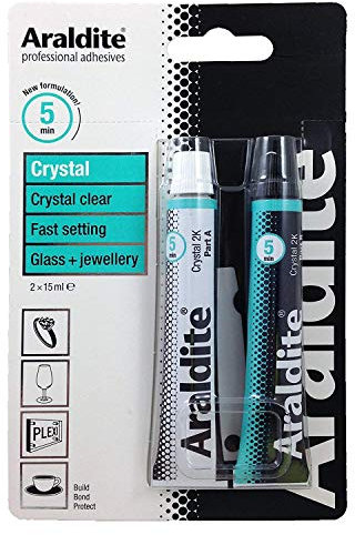 Araldite® Lot de 2 tubes de colle époxy transparente 15 ml ARA-400008