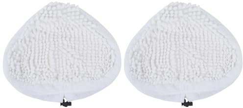 Dirt Devil Steam Mop Shaggy Pads (2-Pack), AD50005,White