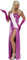 Smiffys Costume Mr Miss Monde, rose, avec robe, gants et moustache