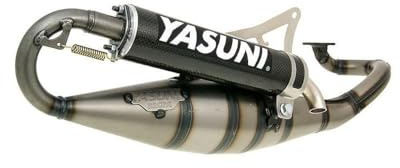 Auspuff YASUNI Scooter R Carbon - YAMAHA Aerox 50 Cat (ab Bj. 2003) Typ:SA14