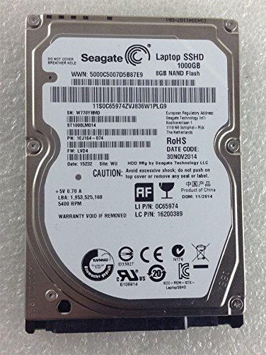 Lenovo Z50 70 20354 HDD Hard Disk Drive 1TB 1000 GB SATA SSHD 5000C5007D