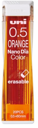 uni Color Mechanical Pencil 0.5mm Lead, Nanodia, Orange, 0.5mm Lead