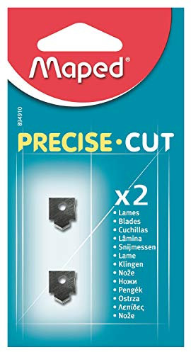 Maped - Lames de rechange pour rogneuse Precise Cut - Blister de 2