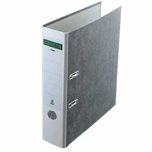 Centra Ordner A4 Wolkenmarmor 80mm weiß