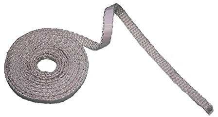 Dichtband selbstklebend weiß 10mm x 2mm ideal für Scheibendichtungen von Kaminöfen