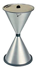 TKG 350037 Standascher Diabolo ø 405 mm 770 mm neusilber Kunststoff Stahlblech, Höhe: 770mm