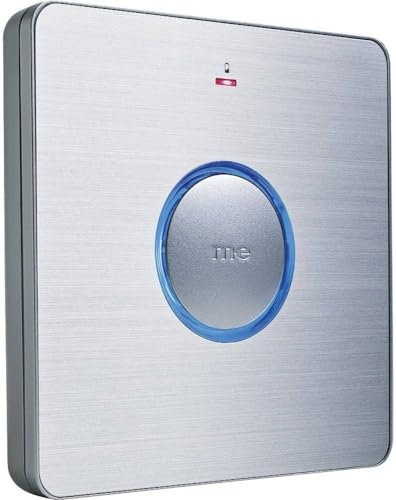m-e modern-Electronics 1483698 41047 Funkklingel Empfaenger, Silber