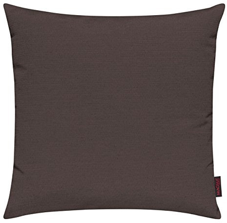 Fino Kissenhülle ca. 50 x 50 cm hochwertig & knitterarm Farbe (70 Braun) 1 Stück