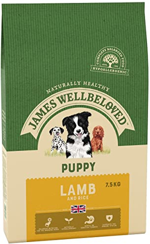 James Wellbeloved Complete Dry Puppy Food Lamb and Rice, 7.5 kg