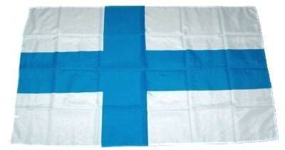 FahnenMax Fahne/Stockflagge Finnland 30 x 45 cm Flagge