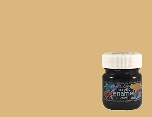 Polyvine 20ml acrylic enamel paint Satin Oak