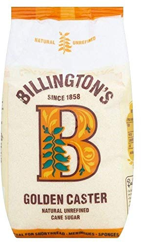 Billington's Natural Golden Caster Unrefined Cane Sugar (1Kg)