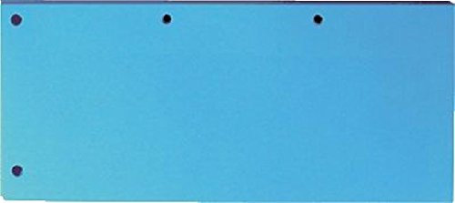 ELBA Trennstreifen Duo blau/400013889, blau, 10,5x24cm, Inh. 60