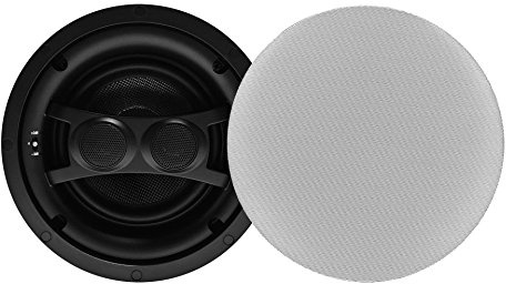 Earthquake Sound ECS-6D Deckenlautsprecher (Stereo, Kantenlos, 350 W, 8 Ohm, Dipolar) Schwarz