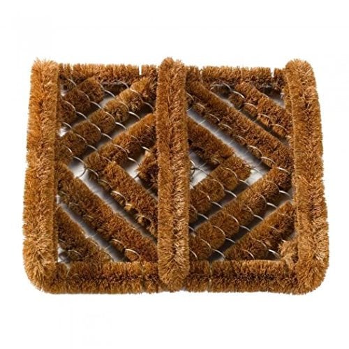 Muck Off Wire & Natural Coir Brush Scraper Doormat 32 x 30cm
