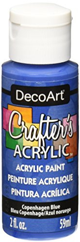 DecoArt 59 ml Crafters Acrylic, Copenhagen Blue