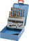 PTG Ratioline HSS-Co5 Spiralbohrer-Set (19 teilig, Größe 1,0 – 10 in Metallkassette, gold-finish, cobaltlegiert, Metallbohrer) 333859019