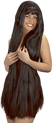 W WIDMANN MILANO Party Fashion - Perücke Supernatural, extra lang, Kunsthaarperücke, Evakostüm, Mottoparty, Karneval