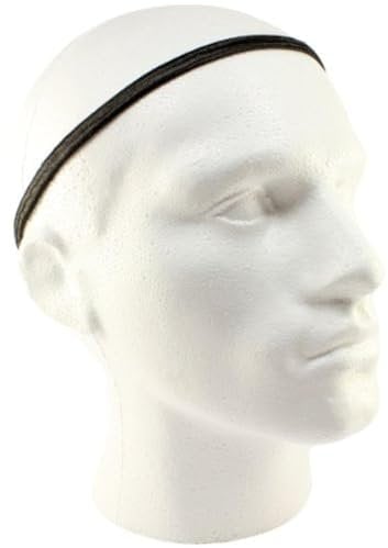 Mens Pack Of 3 Thick Elastic Football Hair Headbands