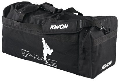 KWON Trainingstasche Karate, schwarz, 65 x 32 x 32cm, 5017003