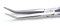 Spitzzange gebogen 200mm - schmitz 4914HS22 - sehr lange,kräftige,gebogene Greif-Backen mit Verzahnung - Dissipative/Ableitend - Durchgestecktes Zangengelenk für den Profi - Made in Germany - Solingen