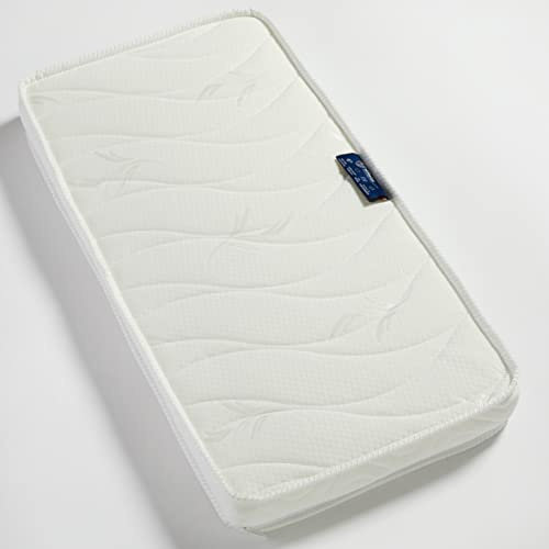 Matelas berceau rectangulaire en fibre de coco naturelle 40x80 6cm