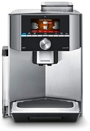 Siemens TI905201RW Espresso Machine (2,3 Liter Stainless Steel, Freestanding, fully-auto, Espresso Machine, Coffee Beans, Stainless Steel, 50/60 Hz) edelstahl