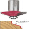 Freud 38-632: 1-1/8 (Dia.) Classical Cove & Round Bit with 1/2 Shank, 5/32 Large Radius