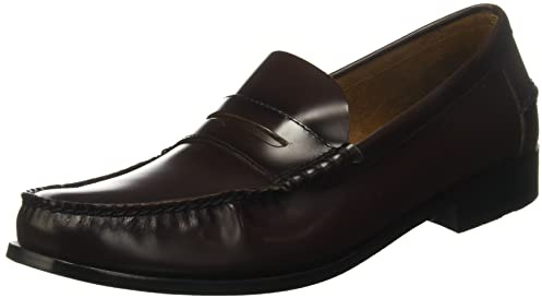 Florsheim Men's Berkley Penny Loafer,Burgundy,10.5 EEE US
