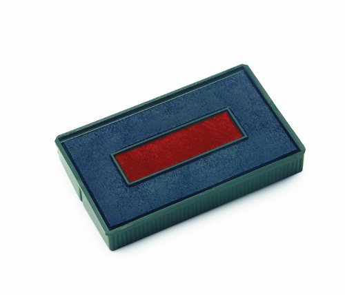COLOP E/4750 Replacement Ink Pads for Stamp - Blue Red (Pack of 2)