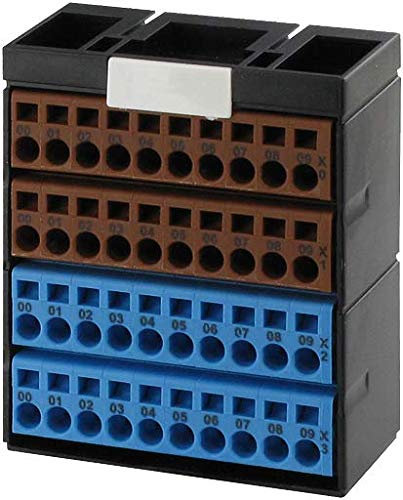 Potenzialklemmenblock braun blau