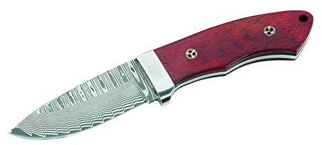 Herbertz Damaszenermesser, 71 Lagen, Rosenholz-griffschalen Messer
