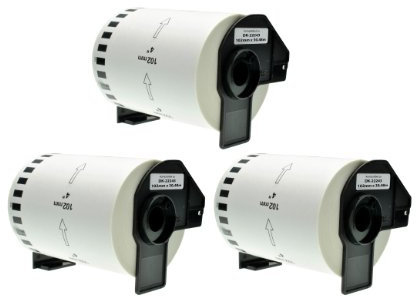Logic-Seek 3X Endlos-Etikett kompatibel für Brother DK22243 102mm x 30,48m P-Touch QL1050 QL1060 N
