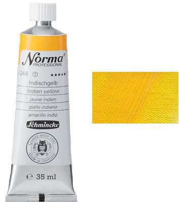 Schmincke Norma Professional Oil Paint - Cadimum Yellow Deep, 35 ml, Tube
