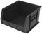 Akro-Mils 30270 AkroBins Plastic Hanging Stackable Storage Organizer Bin, 18-Inch x 16-Inch x 11-Inch, Black, 3-Pack