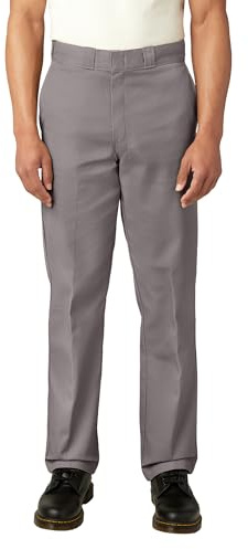 Dickies Men's Original 874 Work Utility Pants, Silver Grey, 30W / 32L