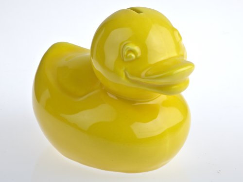 By-Bers Duck-O-Bert, Sparente in gelb, Ente als die wohl süßesten Spardose, Sparschwein, Sparkasse der Welt, extravagantes Geschenk
