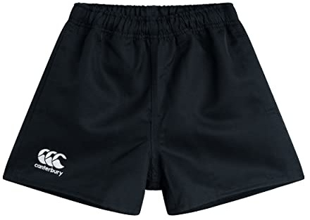Canterbury Of New Zealand Boys Rugby Professional Polyester Shorts-Black, Size 12, E723406-989