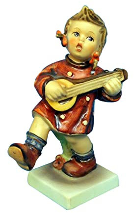 Hummel Goebel 86 Wanderlied - Mahagoni Figurine - Reise - Braun