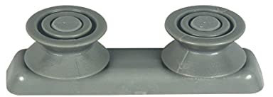 ORIGINAL Gorenje 244489 Korbrolle Rolle Rad Geschirrkorb Korbrollenhalter komplett mit 2 Korbrollen Spülmaschine Geschirrspüler