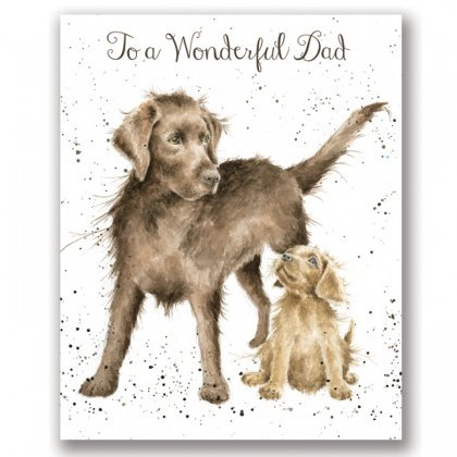 Wrendale Designs - 'Wonderful Dad' Card