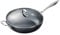 KYOCERA CFP32W BK Wok mit Keramikbeschichtung, antihaftbeschichtet, 32,5 cm, Deckel aus gehärtetem Glas