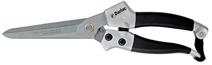 Darlac Compact Shear – Lightweight Shears for Gardening – Longer & Broader Blades for Tackling Heavier Growth - Razor Sharp SK5 High Carbon Steel Blades – Non-Slip Grip Easy to Use Single-Handed