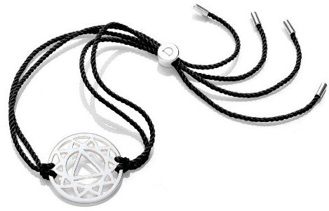 DAISY Unisex-Armband Sterling-Silber 925 Stoff 250 mm BRCHK2010PS